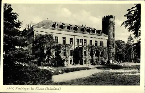 Ak Herdringen Arnsberg im Sauerland, Schloss