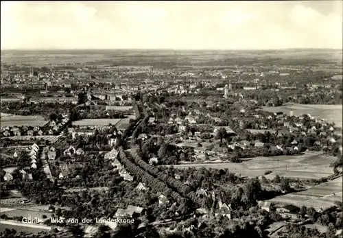 Ak Görlitz in der Lausitz, Blick von der Landeskrone