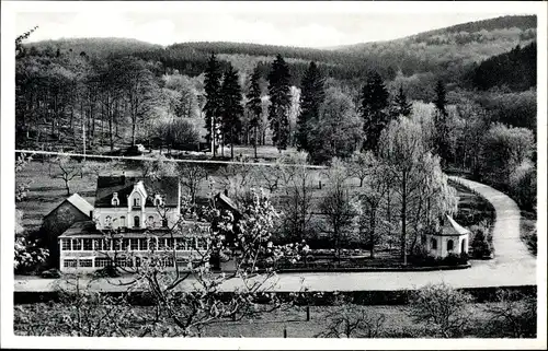 Ak Hachenburg im Westerwald, Kloster-Gaststätte Abtei Marienstatt, Außenansicht