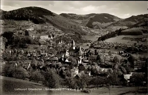 Ak Ottenhöfen im Schwarzwald, Panorama vom Ort