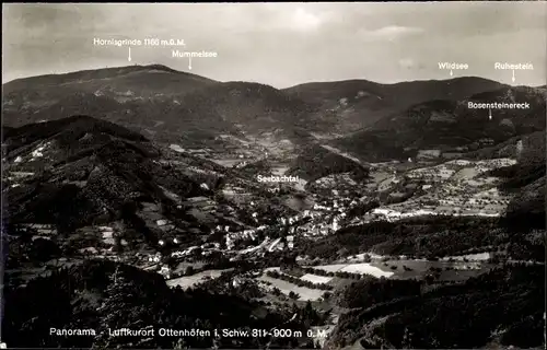 Ak Ottenhöfen im Schwarzwald, Panorama vom Ort