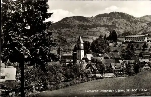 Ak Ottenhöfen im Schwarzwald, Panorama vom Ort