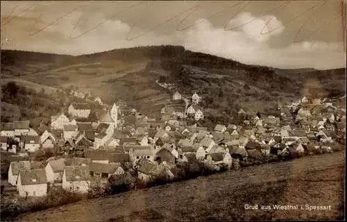 Ak Wiesthal im Spessart Unterfranken, Panorama