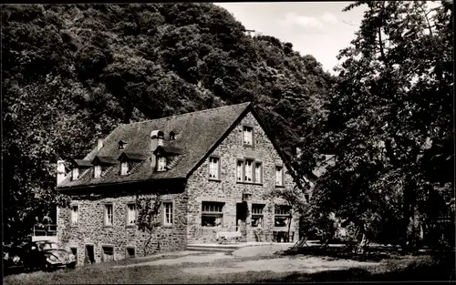 Ak Burgen an der Mosel, Gasthof Schmausemühle