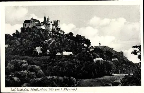 Künstler Ak Ruysdael, Bad Bentheim in Niedersachsen, Fürstliches Schloss 1625