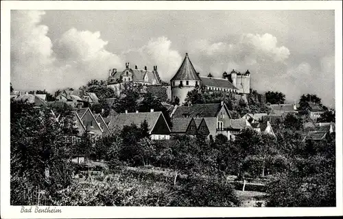 Ak Bad Bentheim in Niedersachsen, Blick auf den Ort