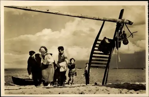 Ak Ostseebad Timmendorfer Strand, heimkehrende Fischer
