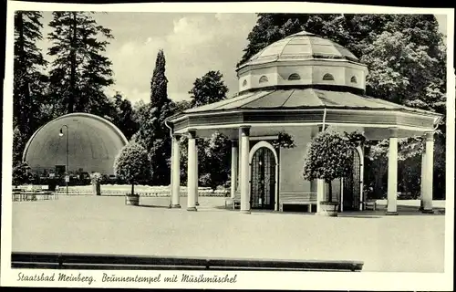 Ak Bad Meinberg am Teutoburger Wald, Brunnentempel mit Musikmuschel