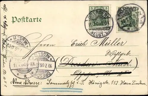 Ak Döbeln in Sachsen, Wettinplatz