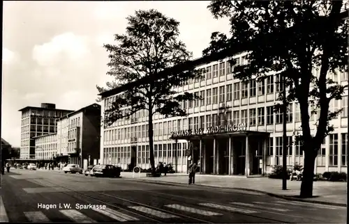 Ak Hagen in Westfalen, Sparkasse