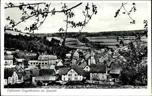 Ak Heigenbrücken im Spessart Unterfranken, Teilansicht