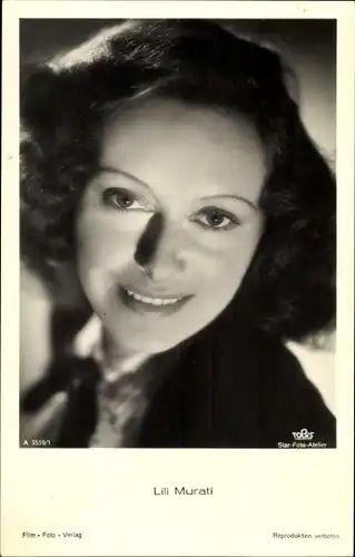 Ak Schauspielerin Lili Murati, Portrait
