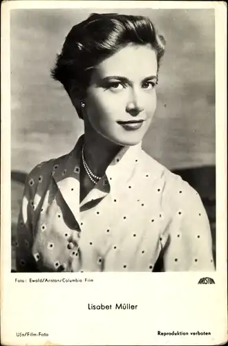 Ak Schauspielerin Elisabeth Müller, Portrait
