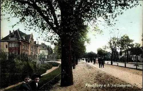 Ak Naumburg an der Saale, Am Stadtgraben