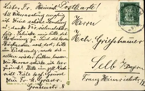 Ak Kulmbach in Oberfranken, Marktplatz, Plassenburg, Denkmal