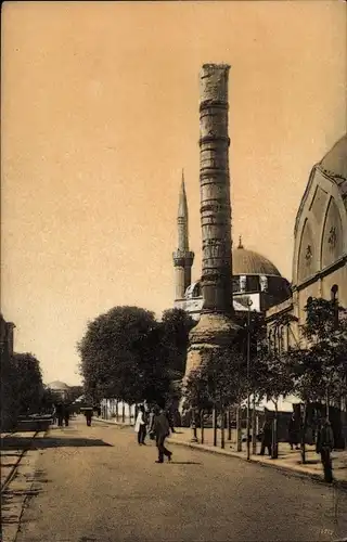 Ak Konstantinopel Istanbul Türkei, Colonne brulée de Constantin