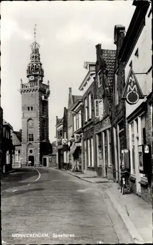 Ak Monnickendam Waterland Nordholland Niederlande, Speeltoren