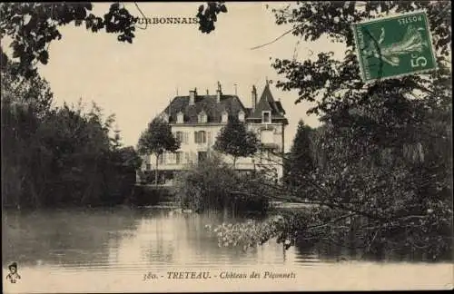 Ak Treteau Allier, Chateau des Peconnets