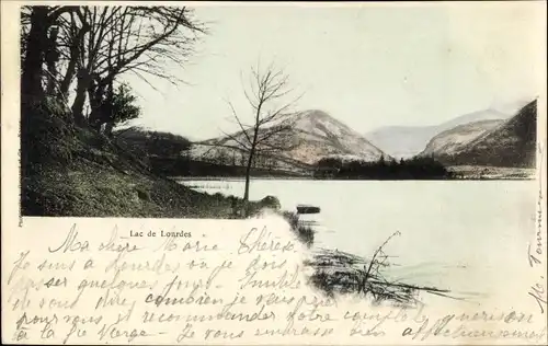 Ak Lourdes Hautes Pyrénées, Lac