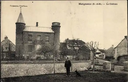 Ak Meigneux Seine-et-Marne, Le Chateau
