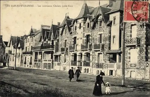 Ak Les Sables d'Olonne Vendée, Les nouveaux Chalets