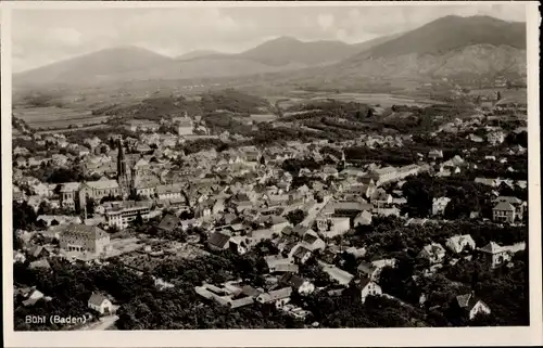 Ak Bühl in Baden, Gesamtansicht, Vogelschau
