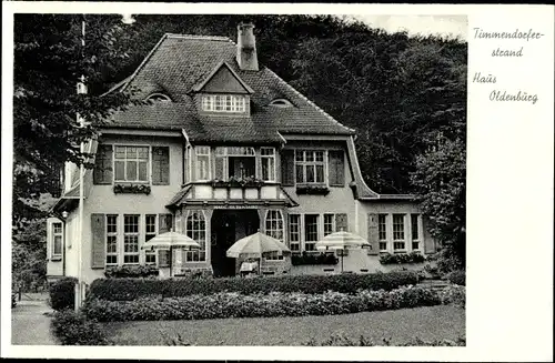 Ak Timmendorfer Strand in Ostholstein, Posterholungsheim Haus Oldenburg, Strandallee 36