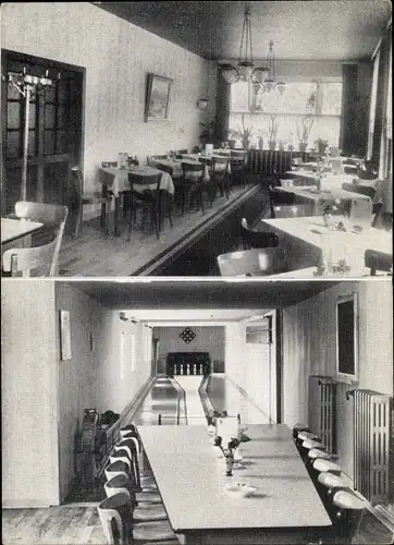 Ak Wachtendonk am Niederrhein, Gaststätte Matth. Rütten, Bundeskegelbahn