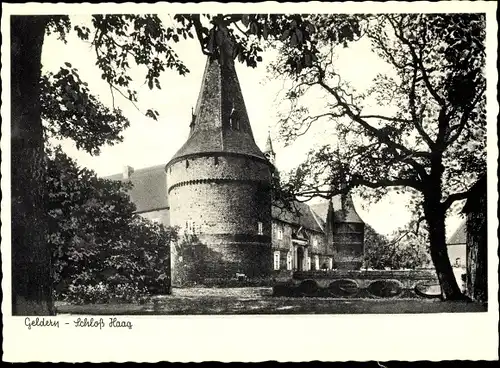 Ak Geldern am Niederrhein, Schloss Haag