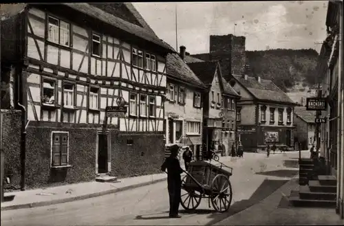 Ak Hardheim im Odenwald Baden, Straßenpartie, Bäckerei