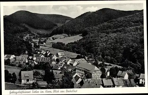 Ak Sieber Herzberg am Harz, Ort von Bockslust aus gesehen