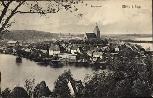 Ak Mölln im Herzogtum Lauenburg, Panorama