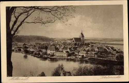 Ak Mölln im Herzogtum Lauenburg, Totalansicht