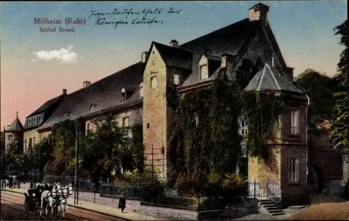 Ak Mülheim an der Ruhr, Schloss Broich