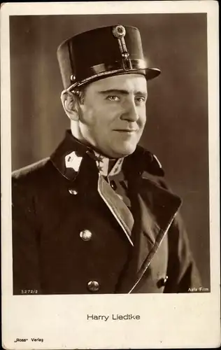 Ak Schauspieler Harry Liedtke, Portrait, Uniform, Ross Verlag 3272 2