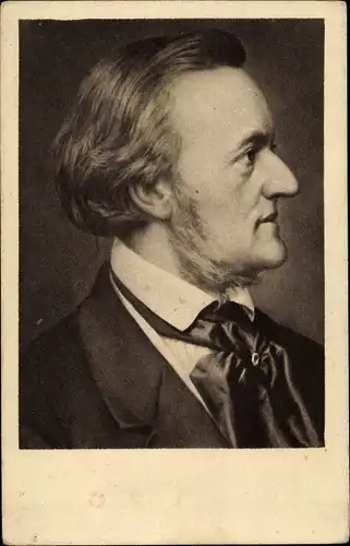 Künstler Ak Komponist, Dramatiker und Dichter Richard Wagner, Portrait