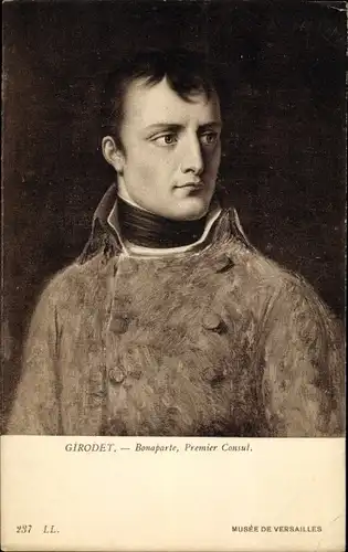 Künstler Ak Girodet, Napoleon Bonaparte, Premier Consul, Portrait