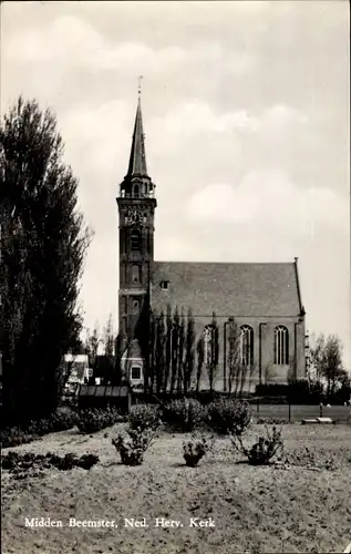 Ak Midden Beemster Nordholland Niederlande, Ned. Herv. Kerk