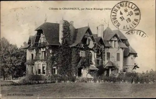 Ak Pouzy Mésangy Allier, Chateau de Champroux