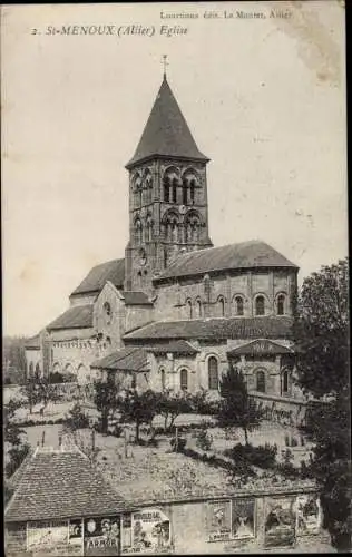 Ak Saint Menoux Allier, L'Eglise