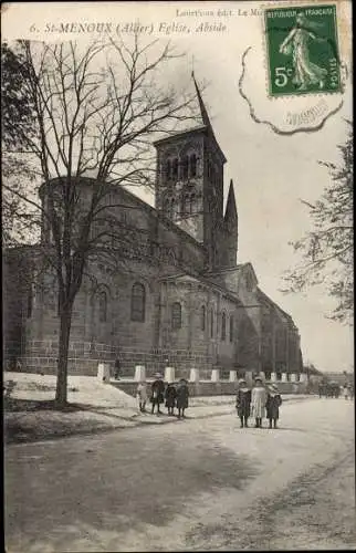Ak Saint Menoux Allier, L'Eglise