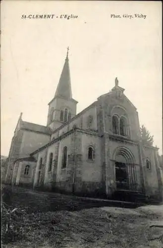 Ak Saint Clément Allier, L'Eglise
