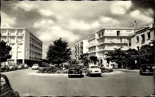 Ak Argelès sur Mer Pyrénées Orientales, Rond Point de la Plage