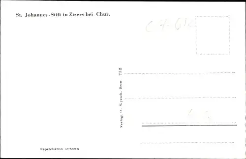 Ak Zizers Kanton Graubünden, St. Johannes Stift