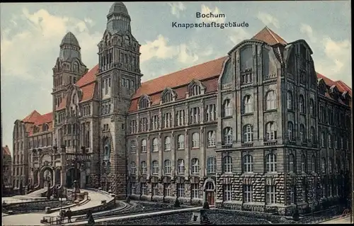 Ak Bochum im Ruhrgebiet, Knappschaftsgebäude