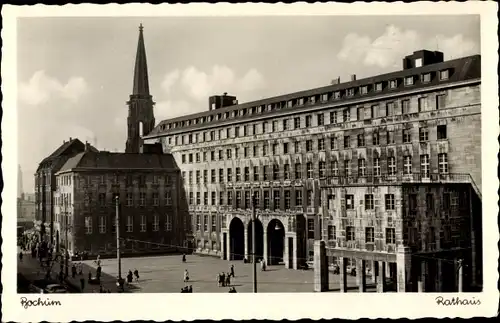 Ak Bochum im Ruhrgebiet, Rathaus