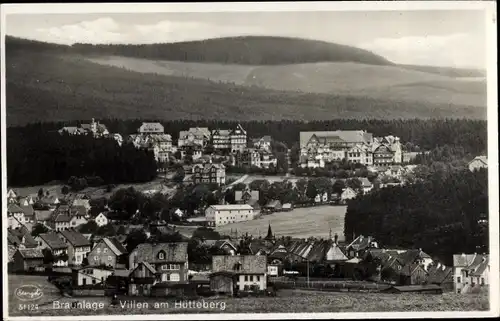 Ak Braunlage im Oberharz, Villen am Hütteberg