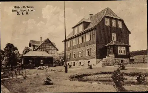 Ak Braunlage im Oberharz, Mittelelbehaus, Deutsche Jugendherberge