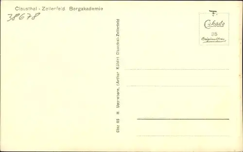 Ak Clausthal Zellerfeld im Oberharz, Bergakademie