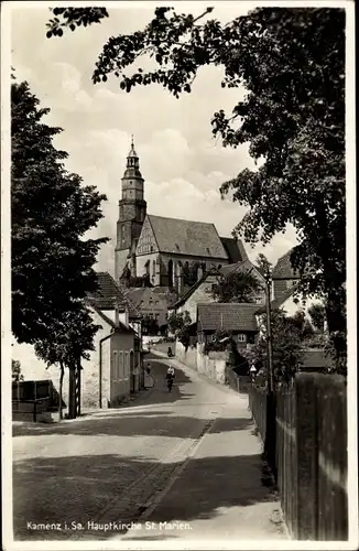 Ak Kamenz Sachsen, Hauptkirche Sankt Marien